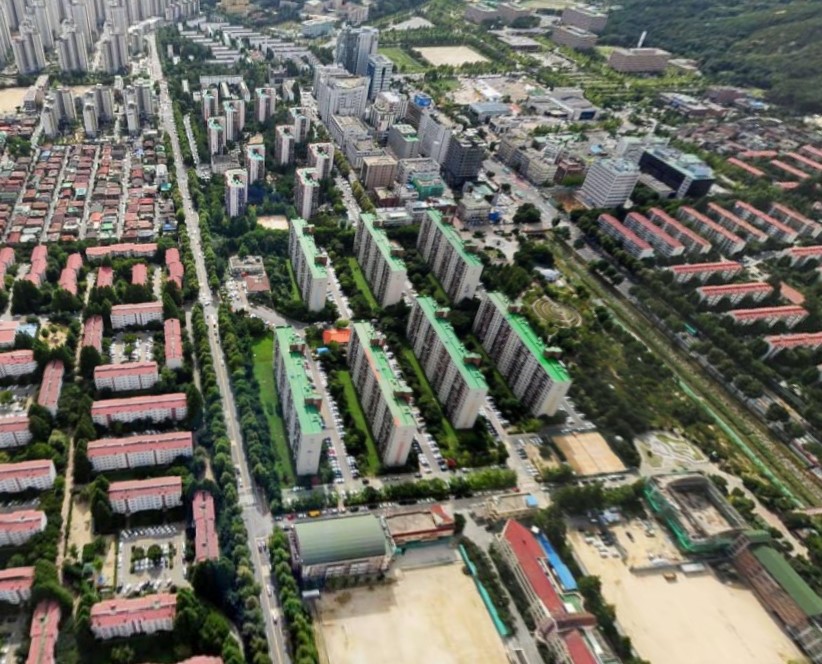 경기 과천시 주공5단지 [사진=네이버 항공뷰]