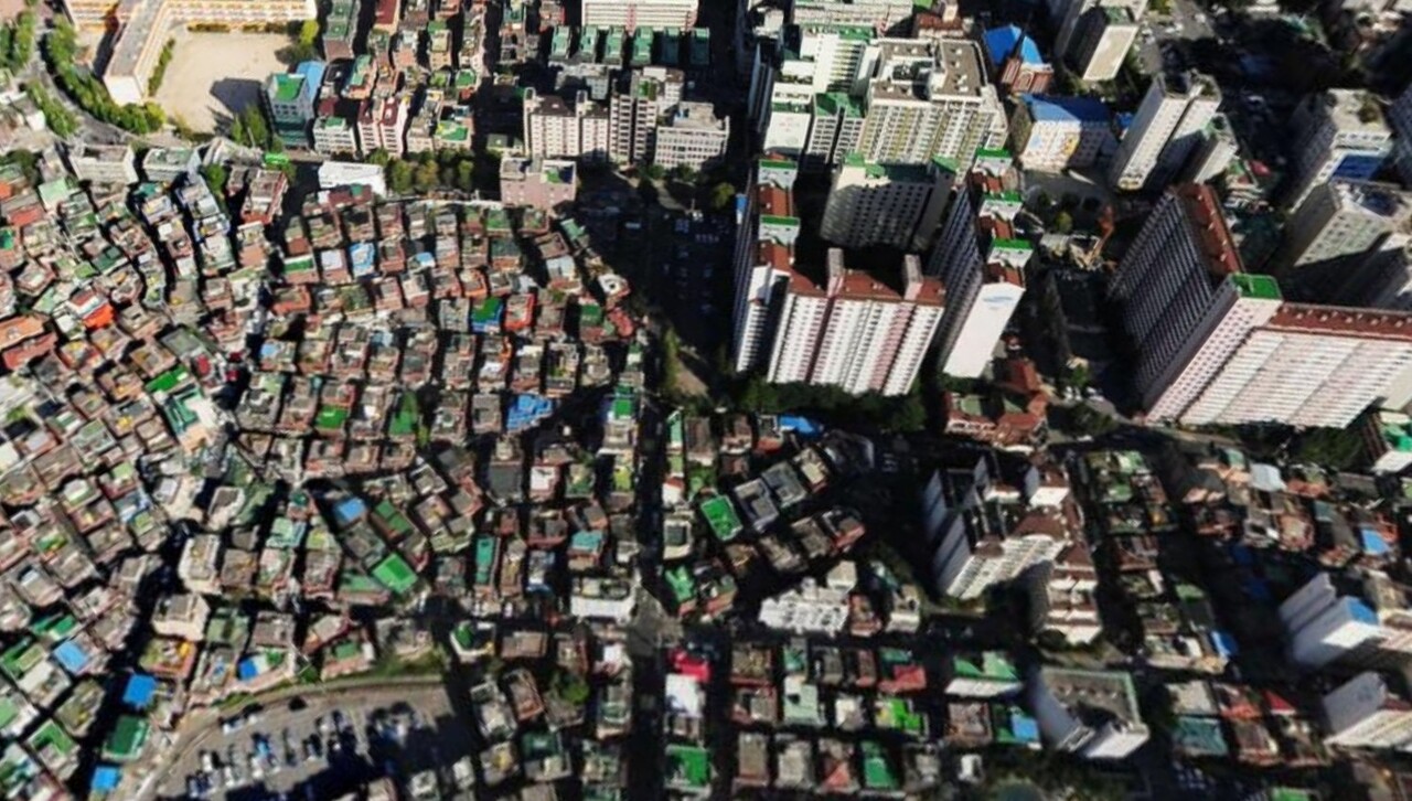 서울 강동구 천호동 145-66번지 가로주택 일대 [사진=네이버 항공뷰 갈무리]