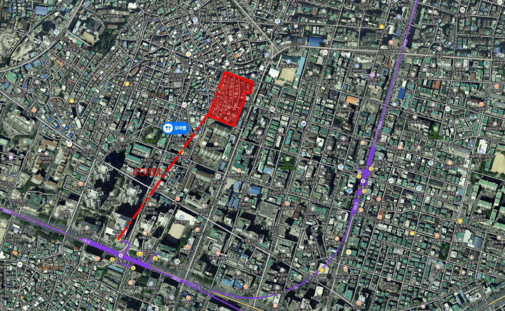 서울 강동구 천호동 145-66 가로주택 위치도 [이미지=서울시 정비사업 정보몽땅]