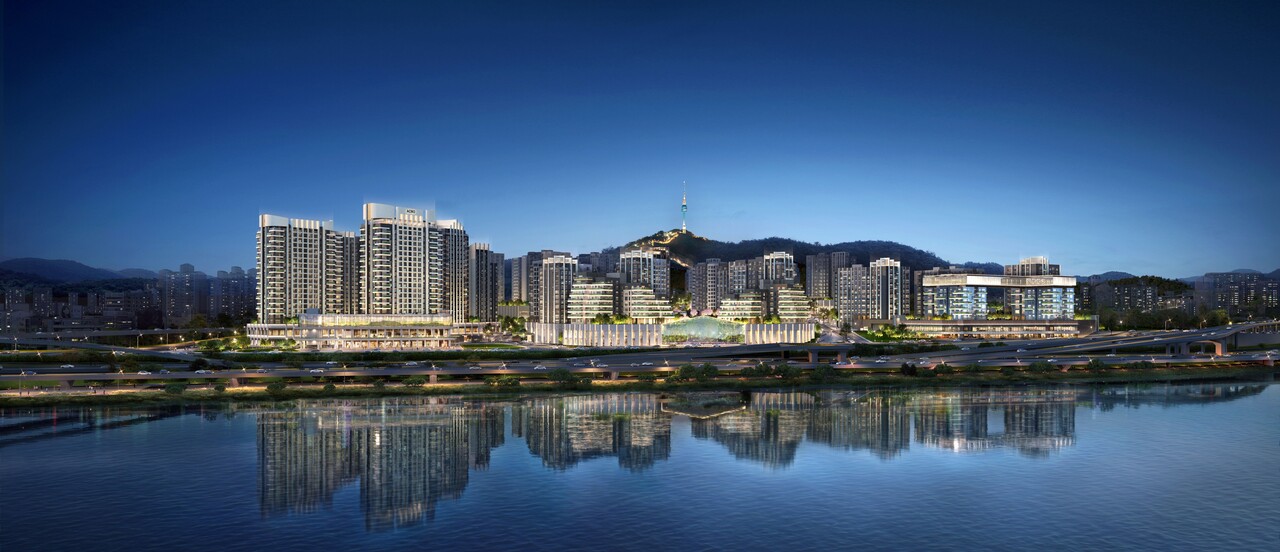 아크로 한남 [투시도=DL이앤씨 제공]