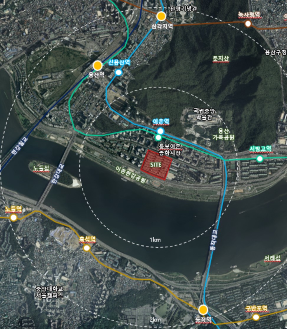 서울 용산구 한강맨션 [위치도=정비사업 정보몽땅]