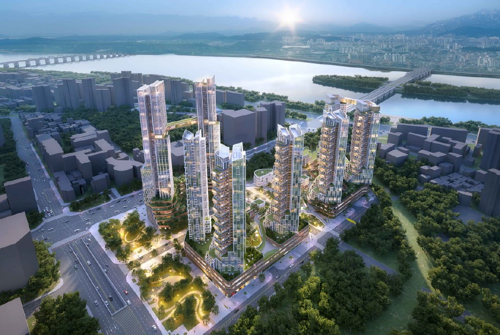 포스코이앤씨가 용산 정비창전면1구역에서 글로벌 설계사 유엔스튜디오와 협업한다. [사진=정비사업 정보몽땅]