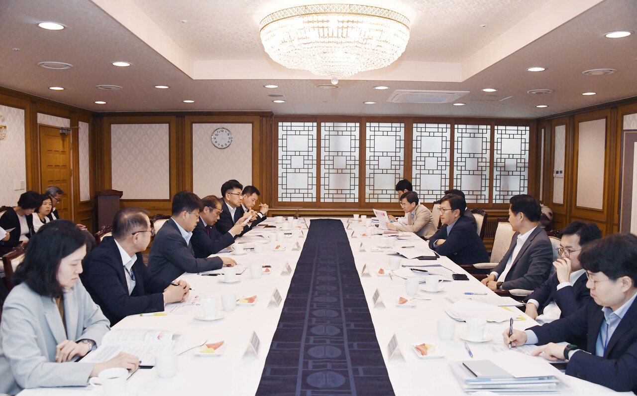 제16차 부동산 시장 및 공급상황 점검 TF [사진=기재부 제공]