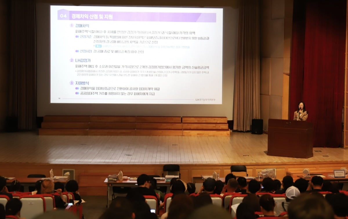 지난달 28일 LH 경기남부지역본부에서 열린 설명회 [사진=LH 제공]