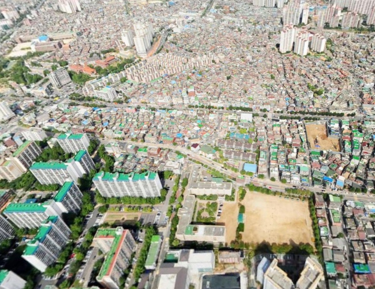 서울 영등포구 신길동 3922번지 일대 [사진=네이버 항공뷰]