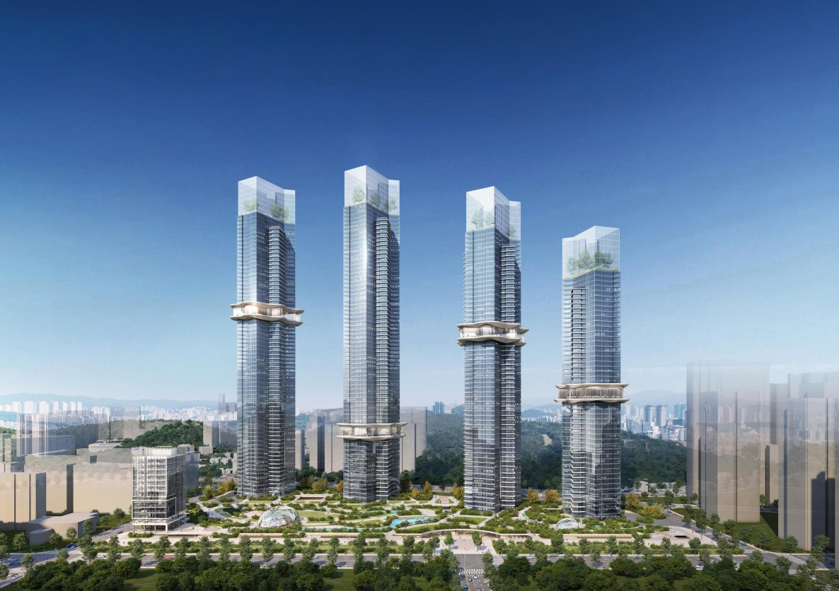 부산 해운대구 대우마리나1·2차아파트 재건축 조감도 [사진=추진위원회 제공]