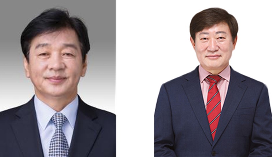 도시계획 조례 개정안을 공동발의한 국민의힘 소속 최도석 의원(사진 왼쪽)과 이복조 의원 [사진=부산시의회 제공]