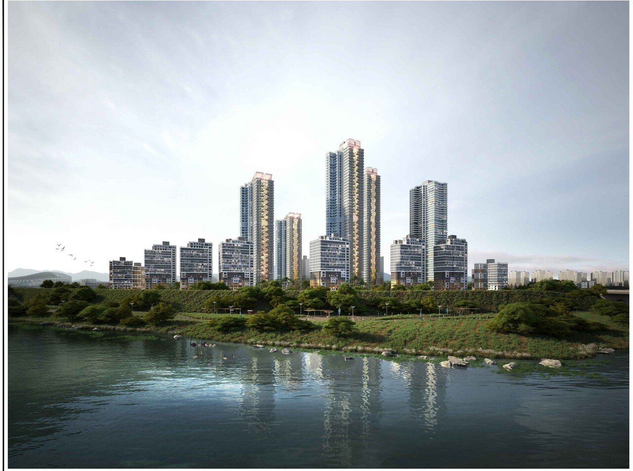 잠실우성1·2·3 조감도 [조감도=정비사업 정보몽땅]