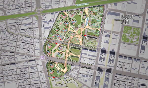 목동7단지 재건축 배치도 [사진=추진준비위 제공]