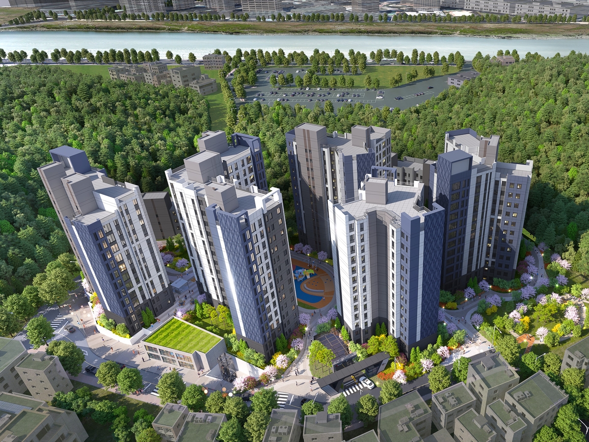 서울 구로구 고척동 산업인아파트 [조감도=두산건설 제공]