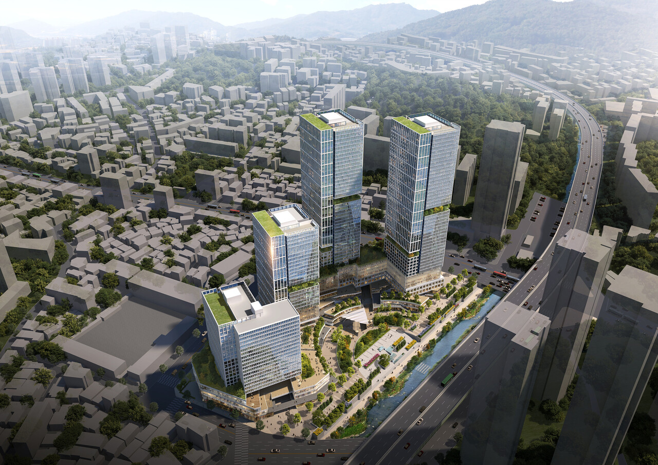 서울 서대문구 홍제동 298-9번지 일대 홍젱쳑 역세권 활성화사업 [조감도=서대문구 제공]