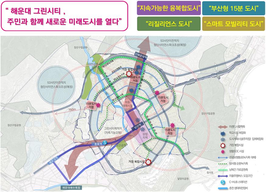 해운대지구 노후계획도시정비 기본계획(안) [자료=부산시 제공]