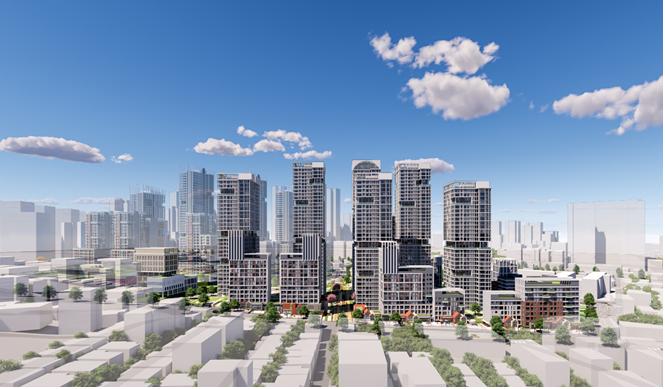 서울 금천구 독산동 1036 일대 신통기획 통합 투시도 [자료=서울시]