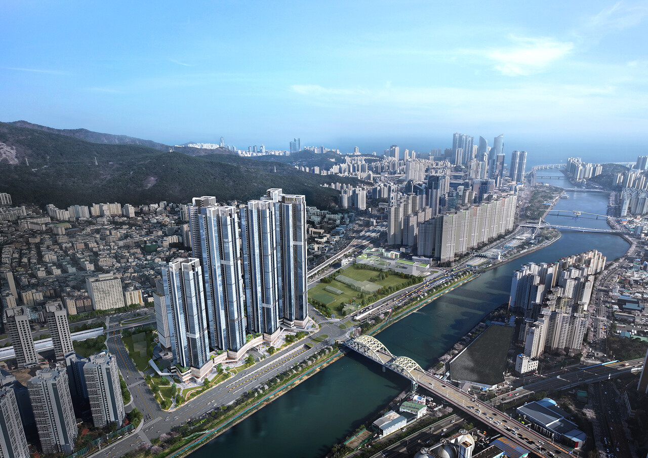 르엘 리버파크 센텀 [조감도=롯데건설 제공]