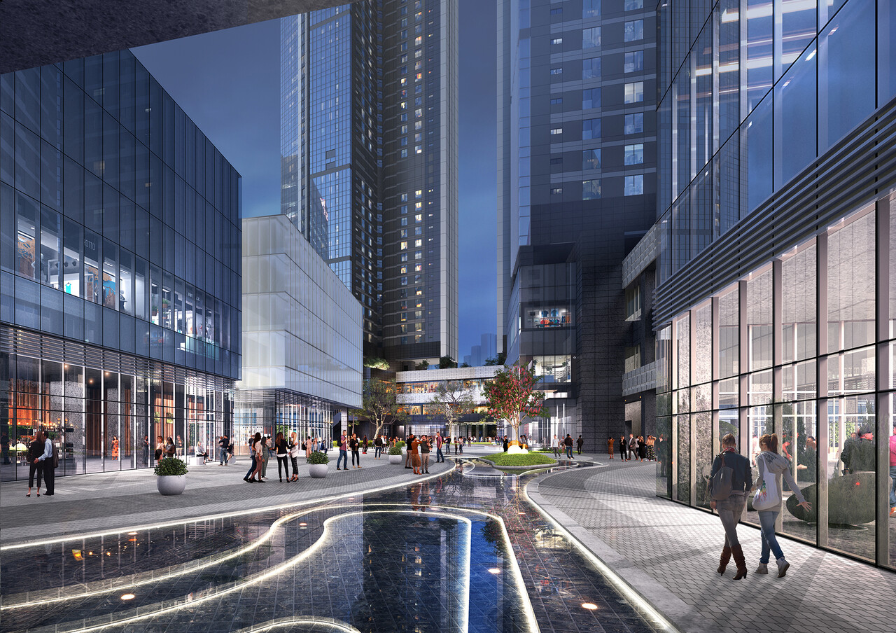 르엘 리버파크 센텀 [수로공간인 캐널리스트=롯데건설 제공]