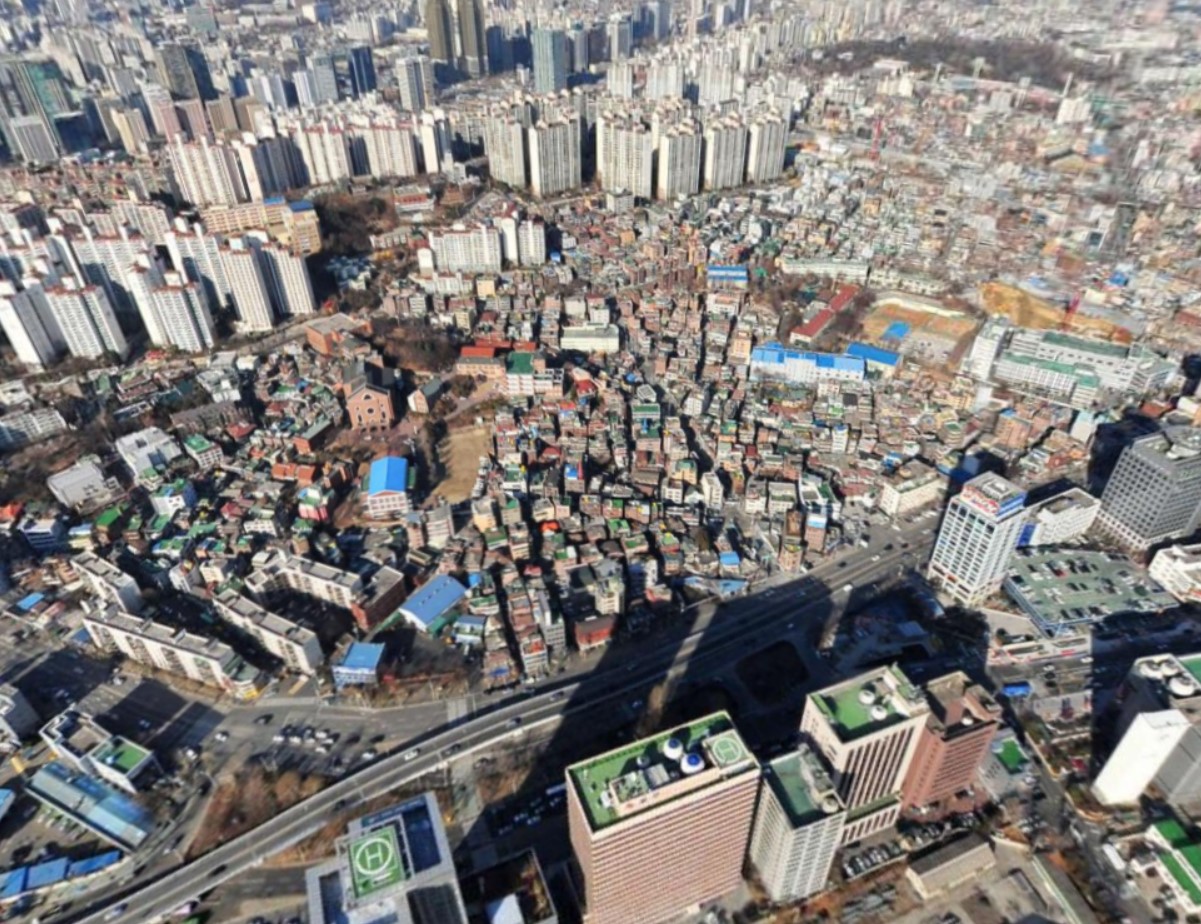 서울 용산구 신창동 29-1번지 일대 [사진=네이버 항공뷰]