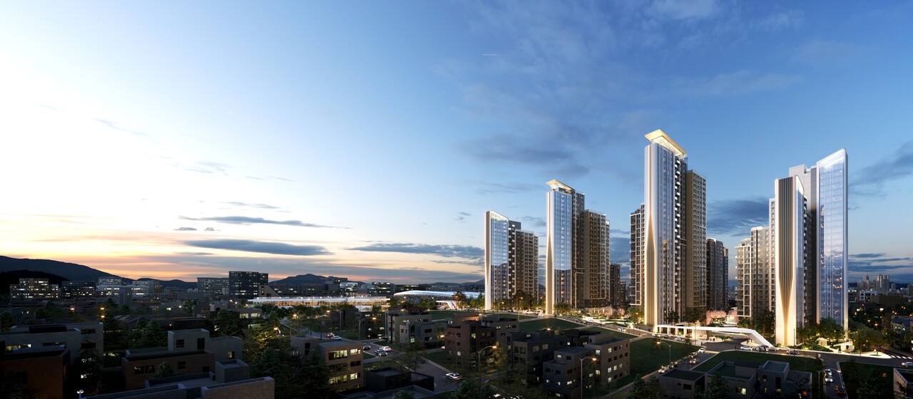 서울 중구 신당10구역 재개발 투시도 [사진=컨소시엄단 제공]