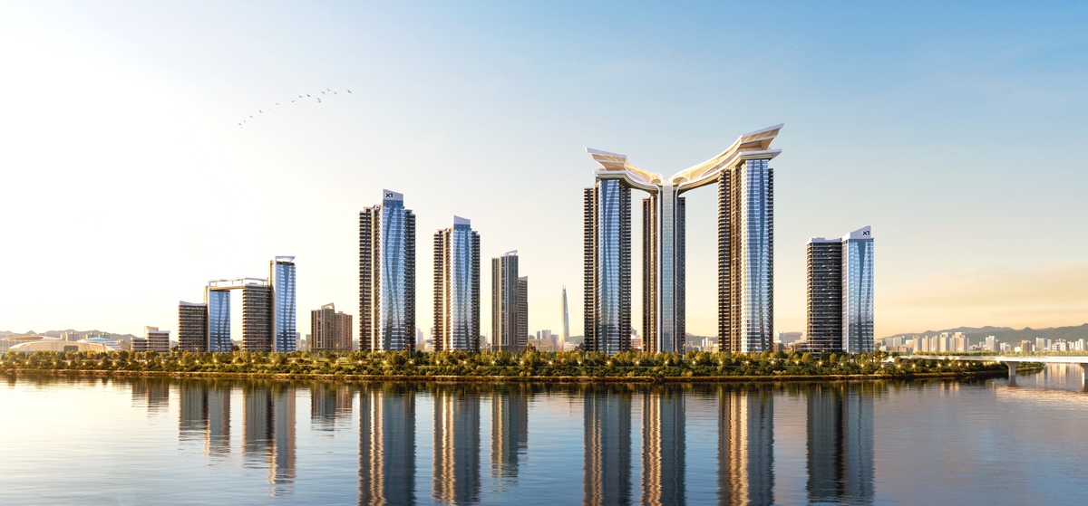 서울 송파구 잠실우성1·2·3차아파트 재건축 투시도 [사진=GS건설 제공]