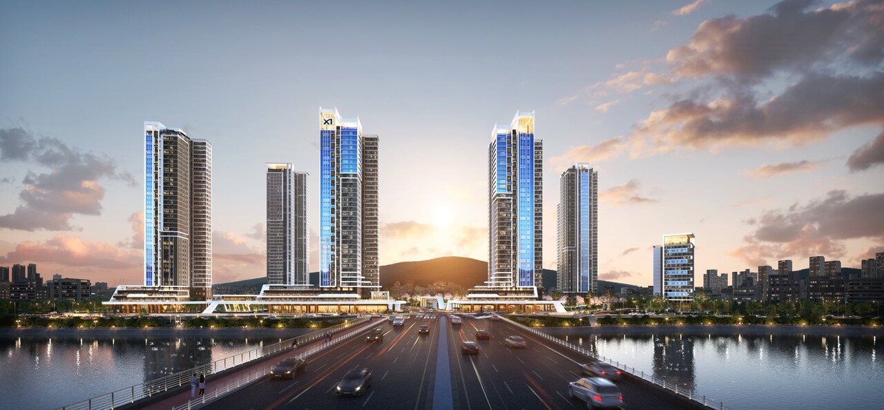 부산 수영1구역 재개발 투시도 [사진=GS건설 제공]