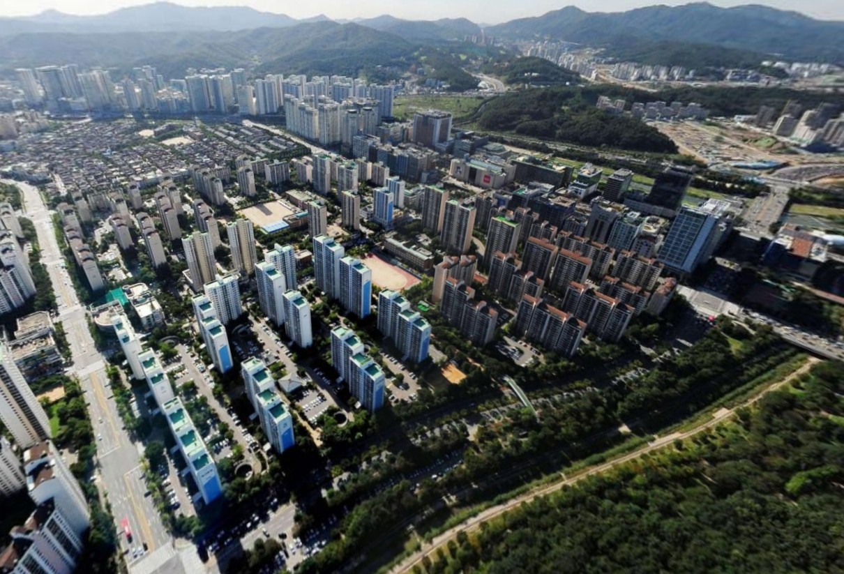 경기 성남시 분당신도시 선도지구 양지마을 일대 [사진=네이버 항공뷰]