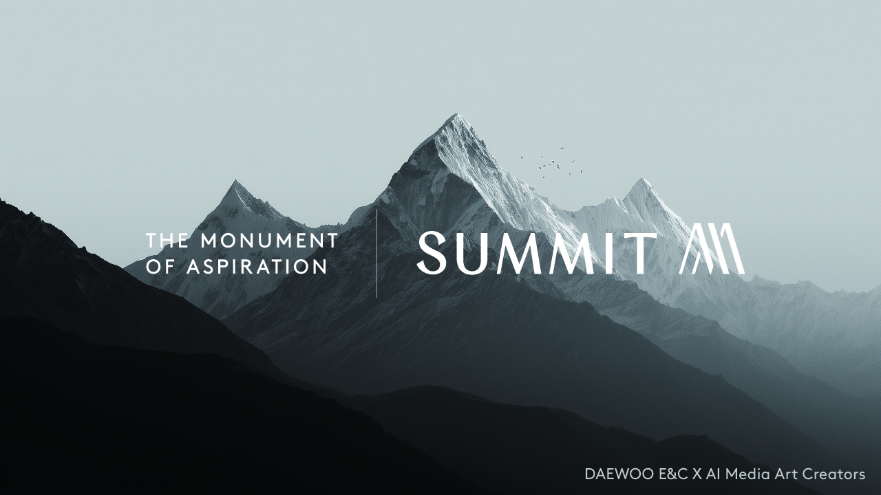 AI 공모전 대상 ‘The SUMMIT of Light’ 이미지 [사진=대우건설 제공]