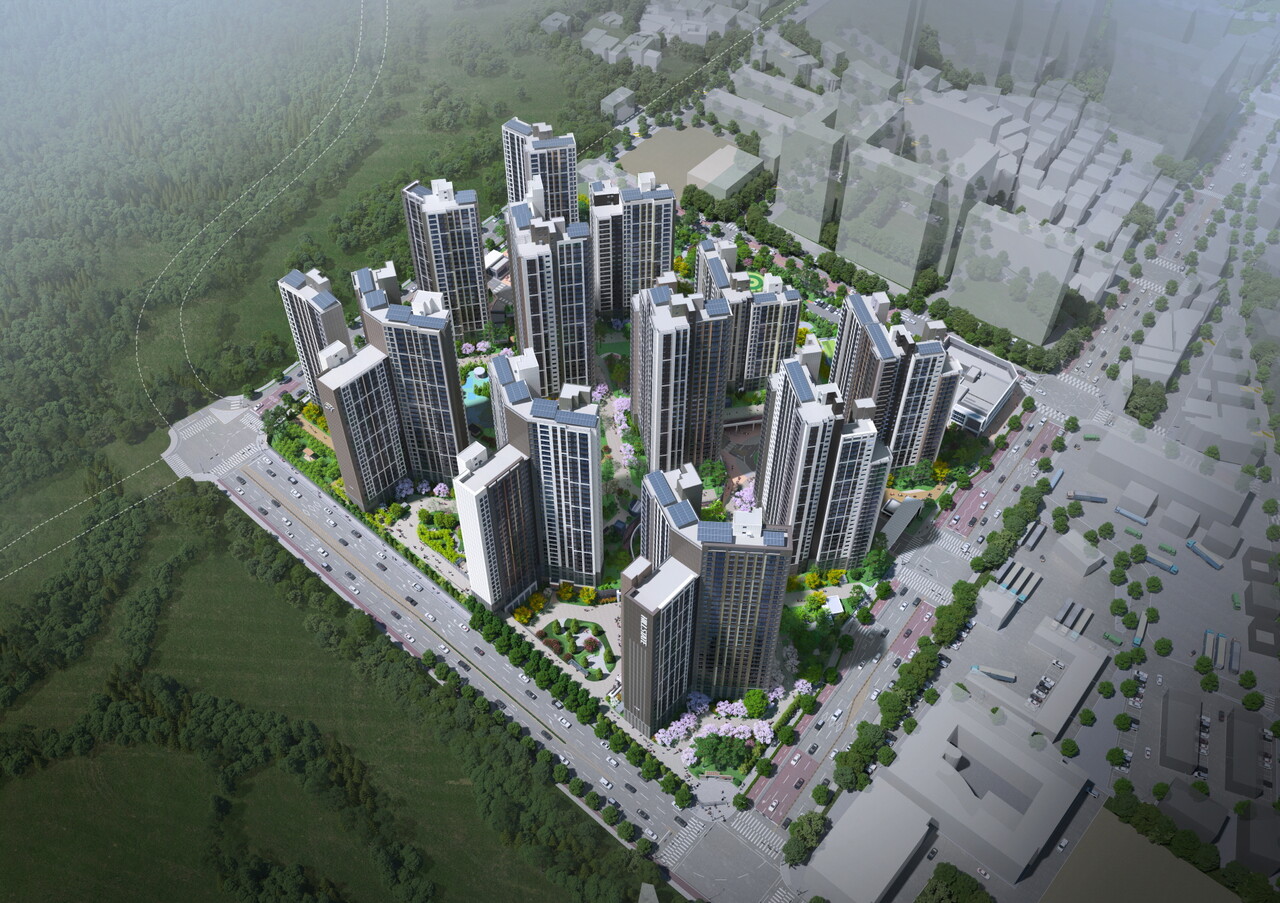 힐스테이트 회룡역파크뷰 [조감도=현대건설 제공]