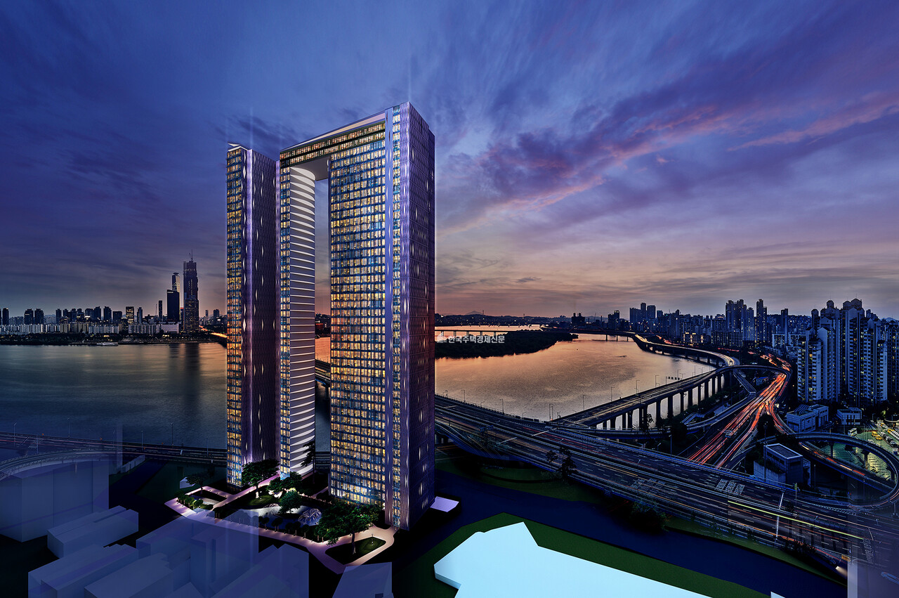 강변한신코아 도시정비형 재개발 [조감도=위원회 제공]