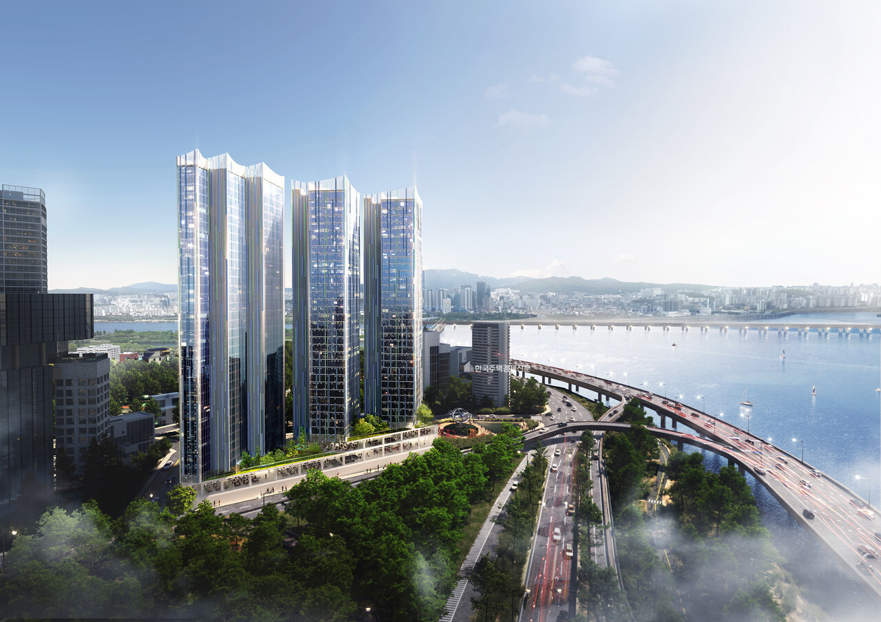 강변한신코아 도시정비형 재개발 [조감도=위원회 제공]