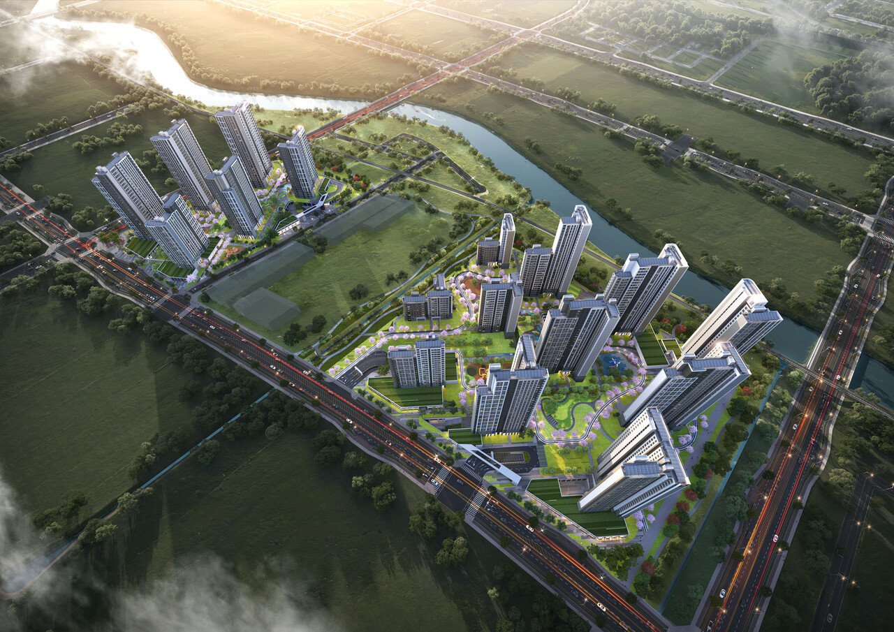 광명시흥 S2-4, S2-6BL 통합 조감도. [사진=DL건설 제공]