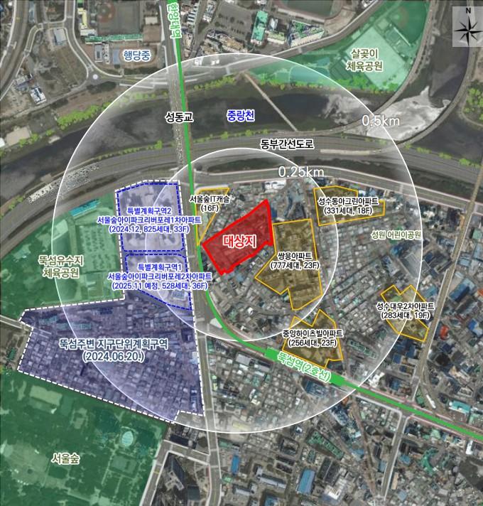 서울 성동구 성수1재건축 [위치도=서울시 제공]