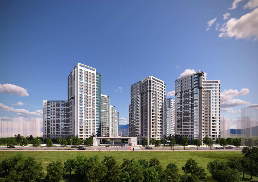 에코델타시티 푸르지오 트레파크 [투시도=대우건설 제공]