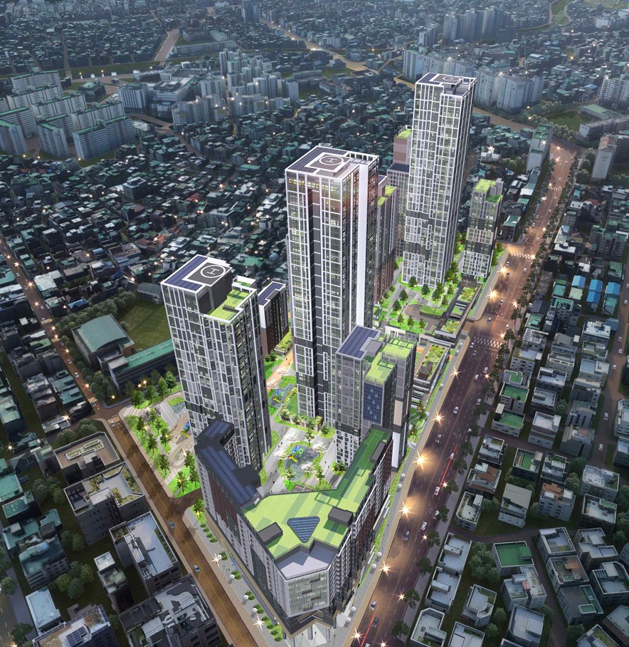 [쌍문역 서측 도심 공공주택 복합지구 조감도=LH제공]