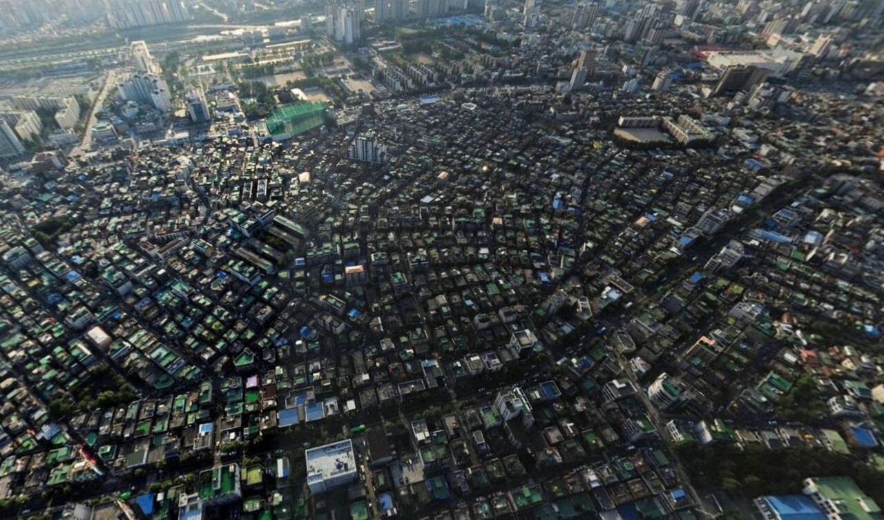 [시흥1동 모아타운 일대=네이버 항공뷰]