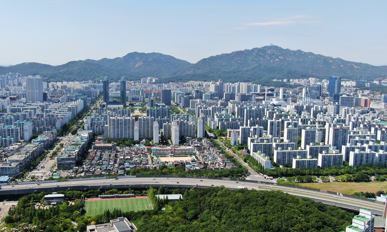 경기 안양시 평촌신도시 일대 전경 [사진=안양시청]