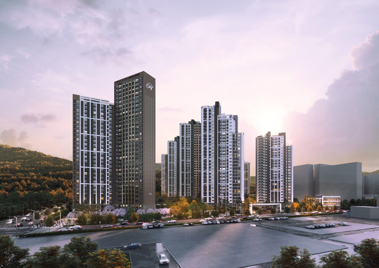 힐스테이트 회룡역파크뷰 [투시도=현대건설 제공]