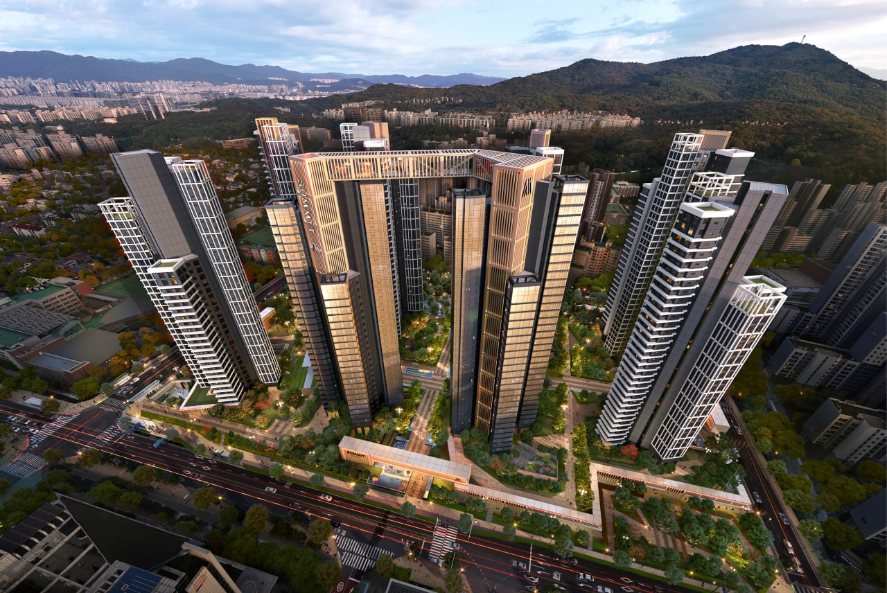 [써밋 프라니티 조감도=대우건설 제공]