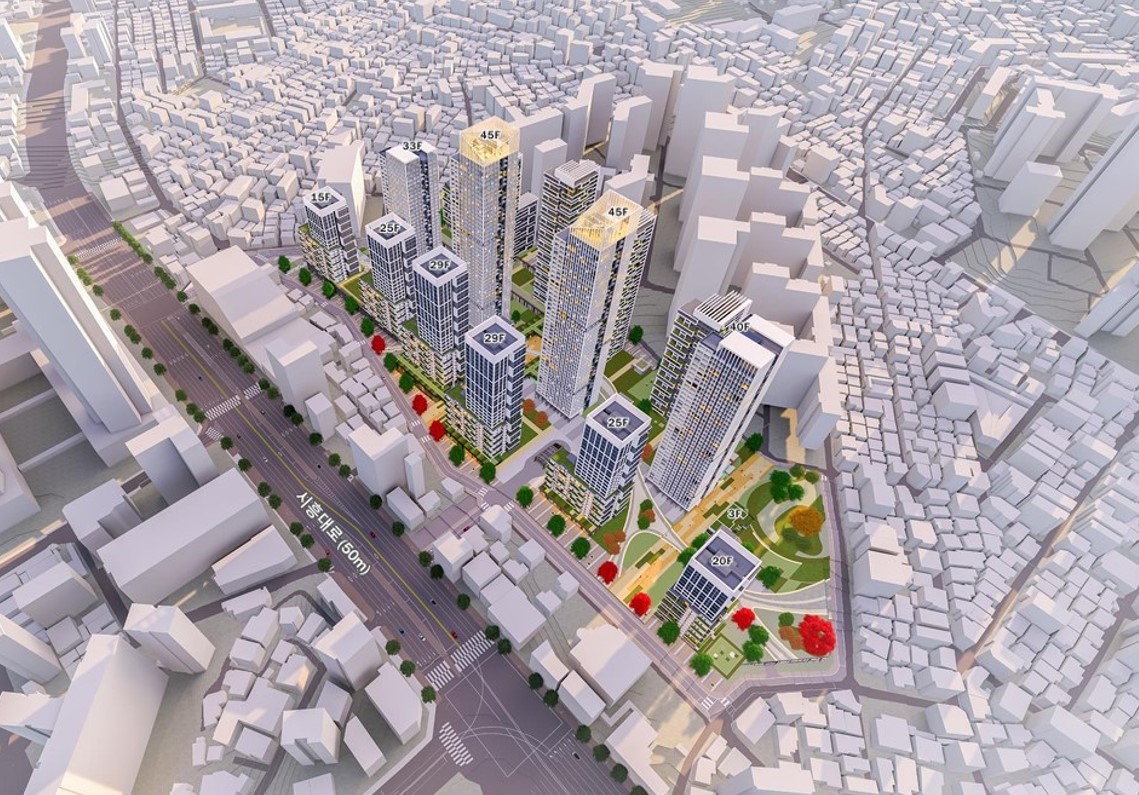 서울 금천구 독산시흥구역 재개발 [조감도=서울시 제공]