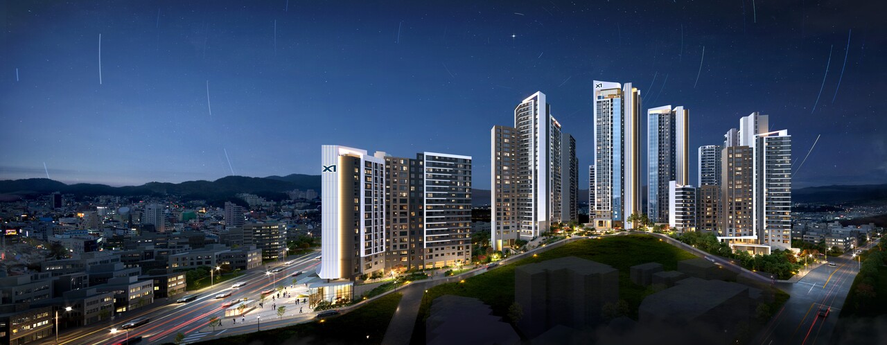 부산 동래구 사직3구역 재개발 투시도 [사진=GS건설 제공]