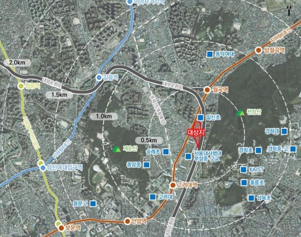 서울 성북구 종암8구역 [위치도=서울시 제공]