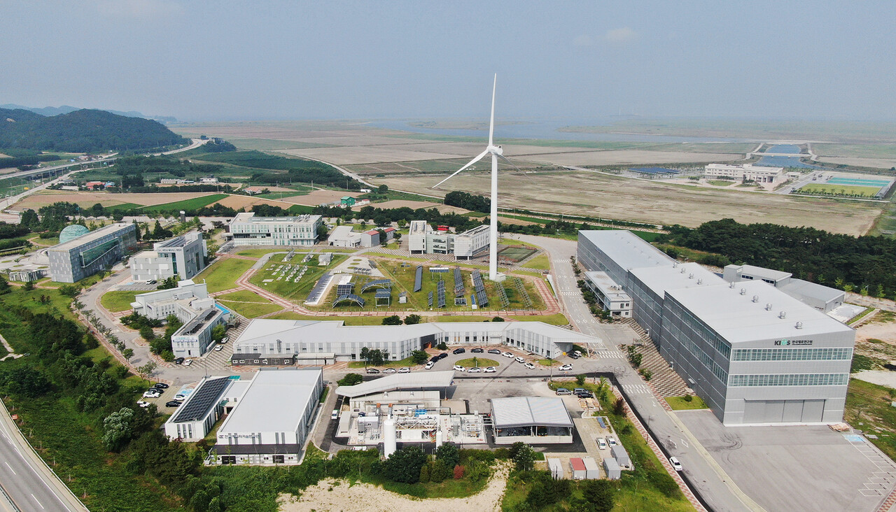 수전해 기반 수소 생산기지 전경 [사진=현대건설 제공]