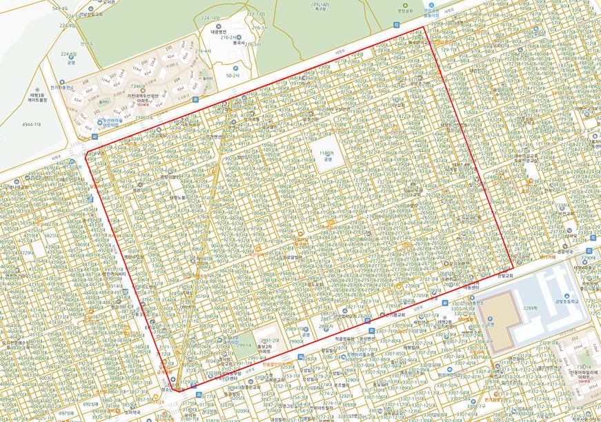 경기 성남시 태평2·4구역 [위치도=성남시 제공]