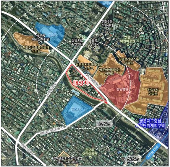 서울 도봉구 쌍문3구역 재개발 [위치도=도봉구청]