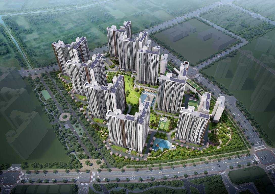 풍무역 푸르지오 더 마크 [조감도=대우건설 제공]