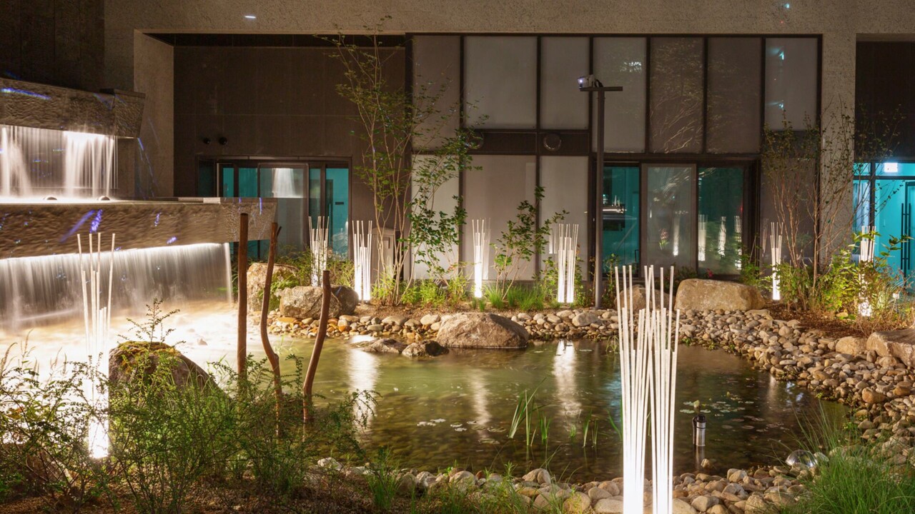 라체르보 써밋 선큰정원 [사진=대우건설]