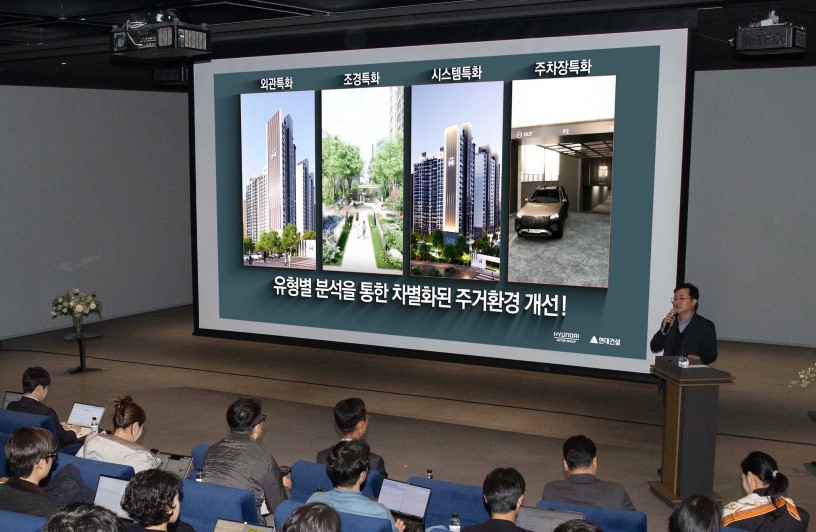 리뉴얼 신사업 ‘더 뉴 하우스(THE NEW HOUSE)’ 미디어 쇼케이스 행사 [사진=현대건설 제공]