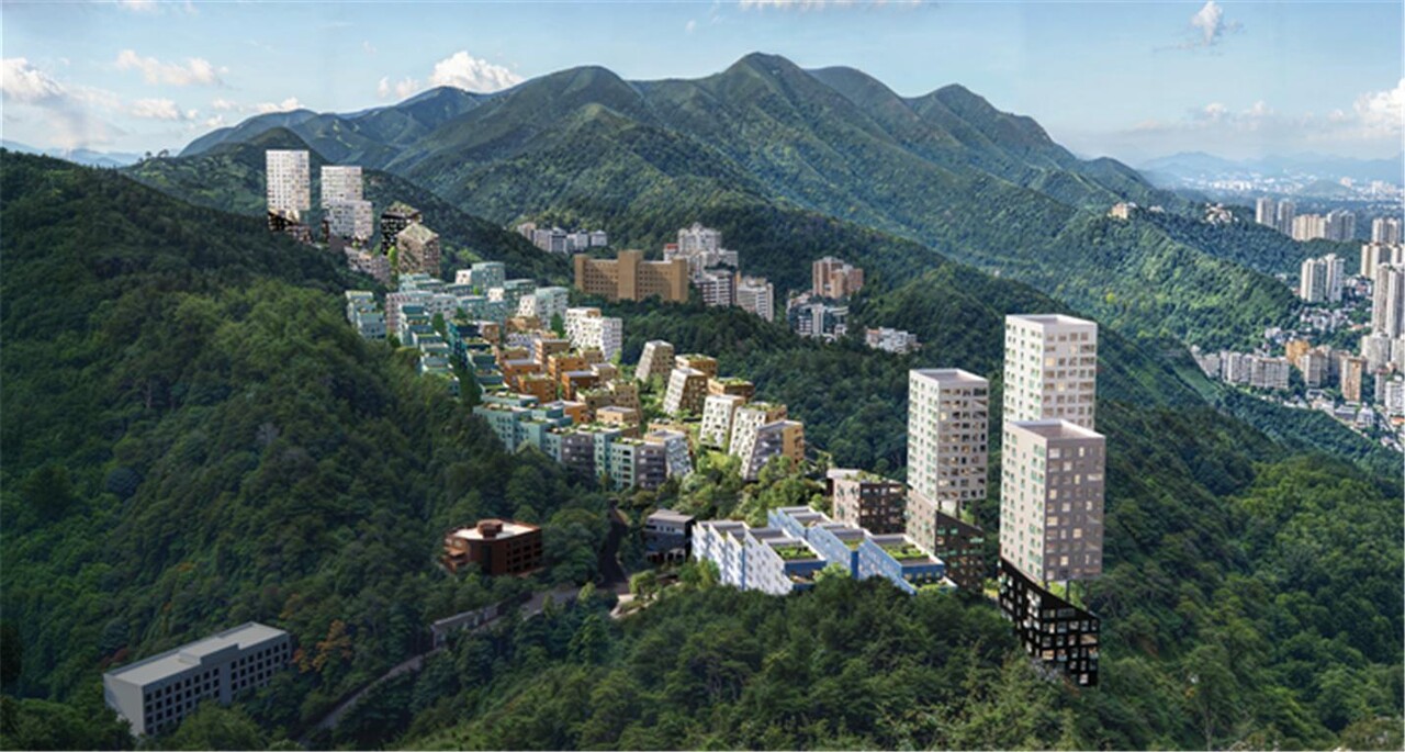 가칭 안창마을구역 재개발 [조감도=부산시 제공]