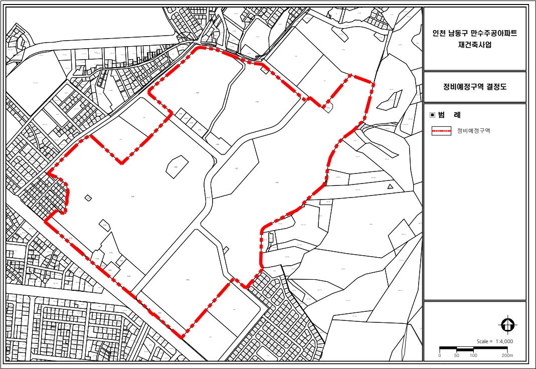 만수주공아파트 재건축 정비(예정)구역계 [자료=인천 남동구]