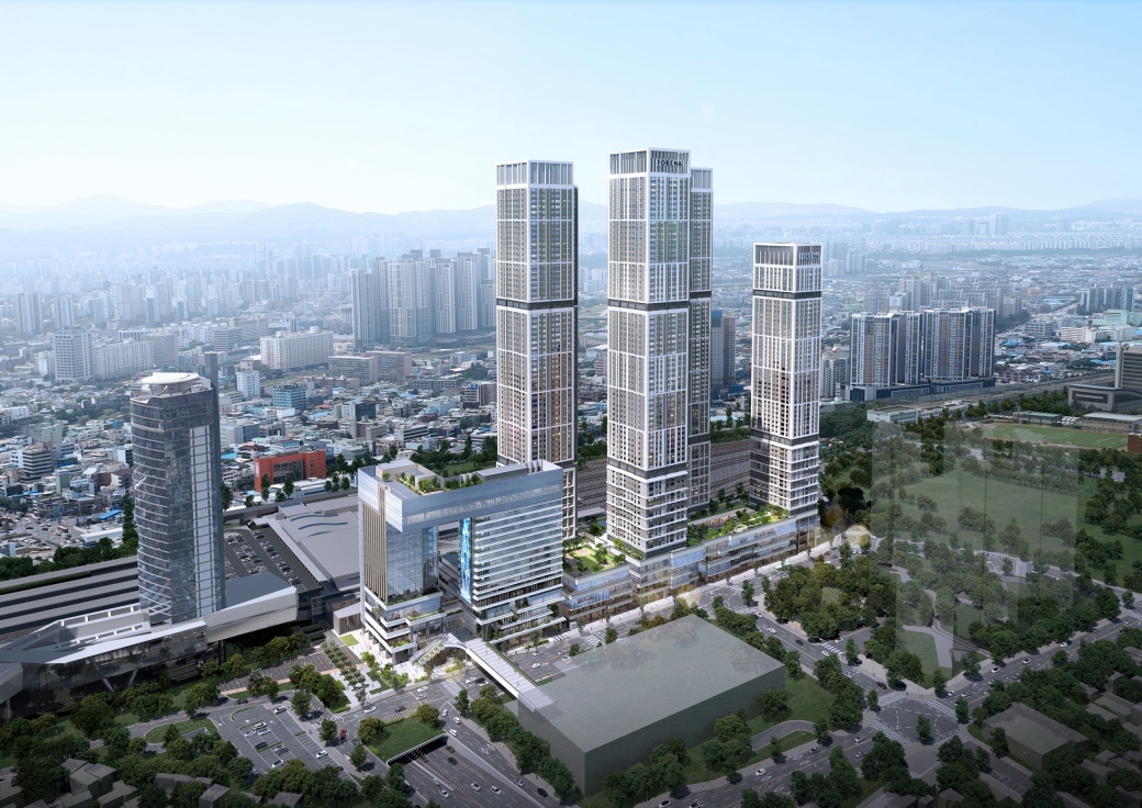 대전역세권 복합2-1구역 개발사업 [조감도=한화 건설부문 제공]