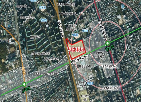 서울 서초구 서초진흥아파트 재건축 위치도 [이미지=서울특별시청]