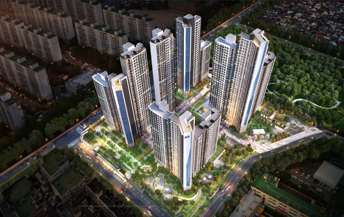 경남 창원시 용호2구역 재건축 조감도 [사진=GS건설 제공]